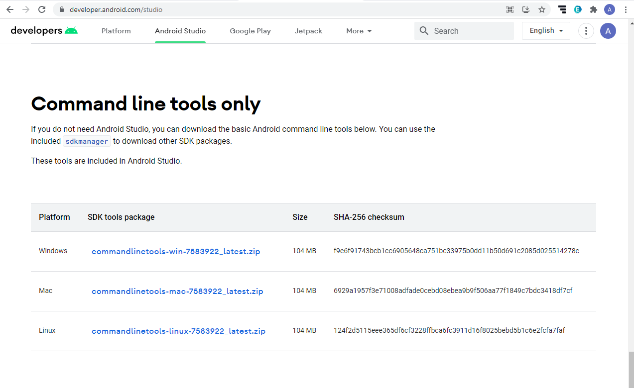 Command Line Tool Section