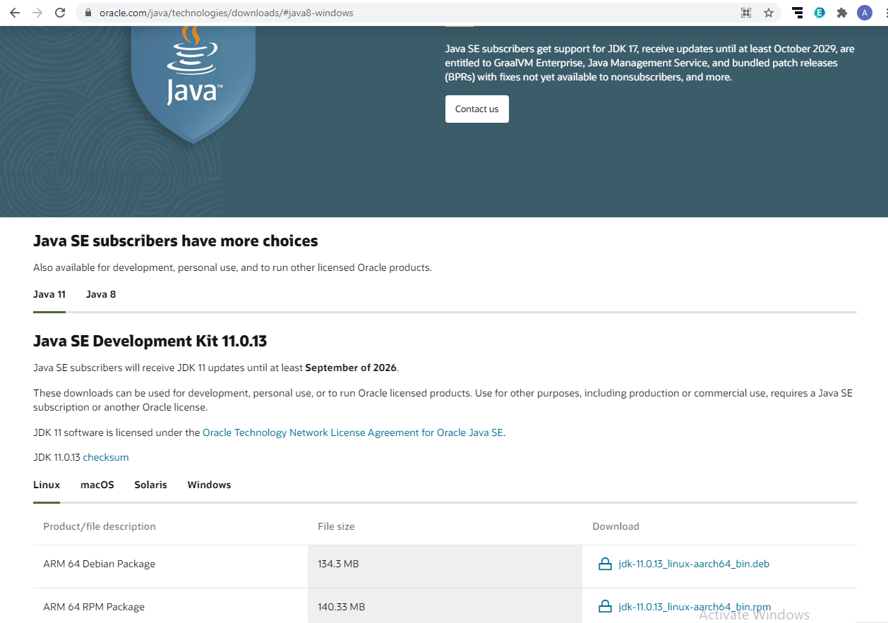 Java SE subscribers have more choices Section